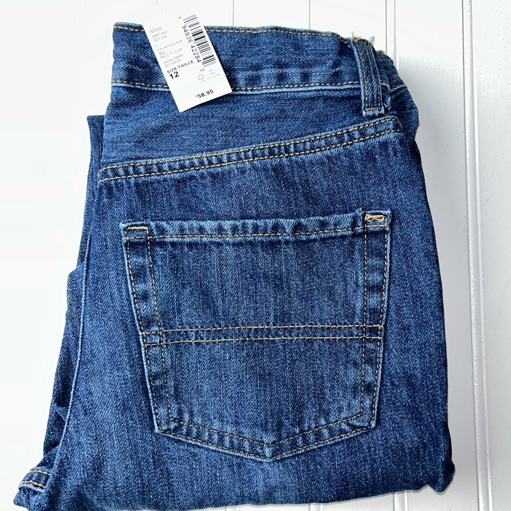 Nwt Boy’s Children’s Place Bootcut Jeans Pants Adjustable waist Sz 12